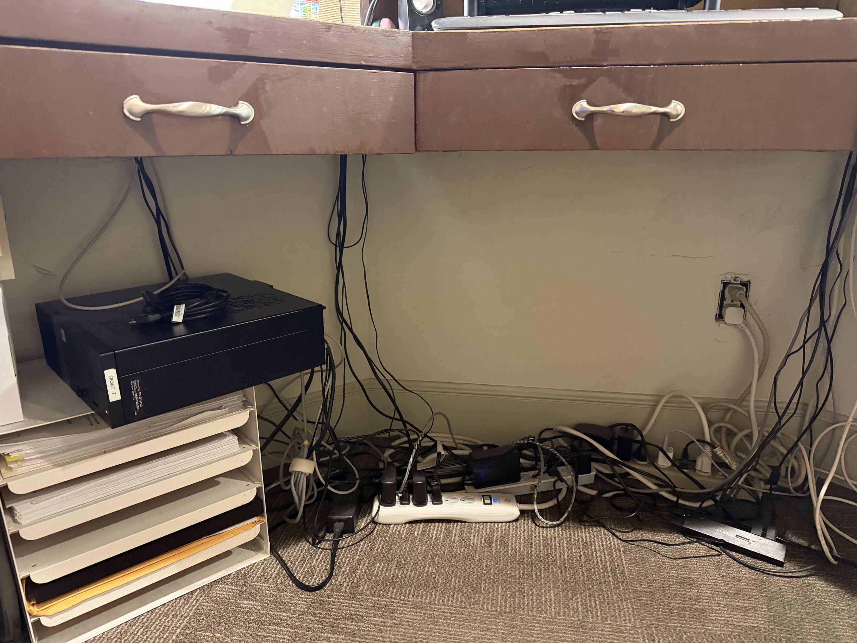 MFD workstation, before